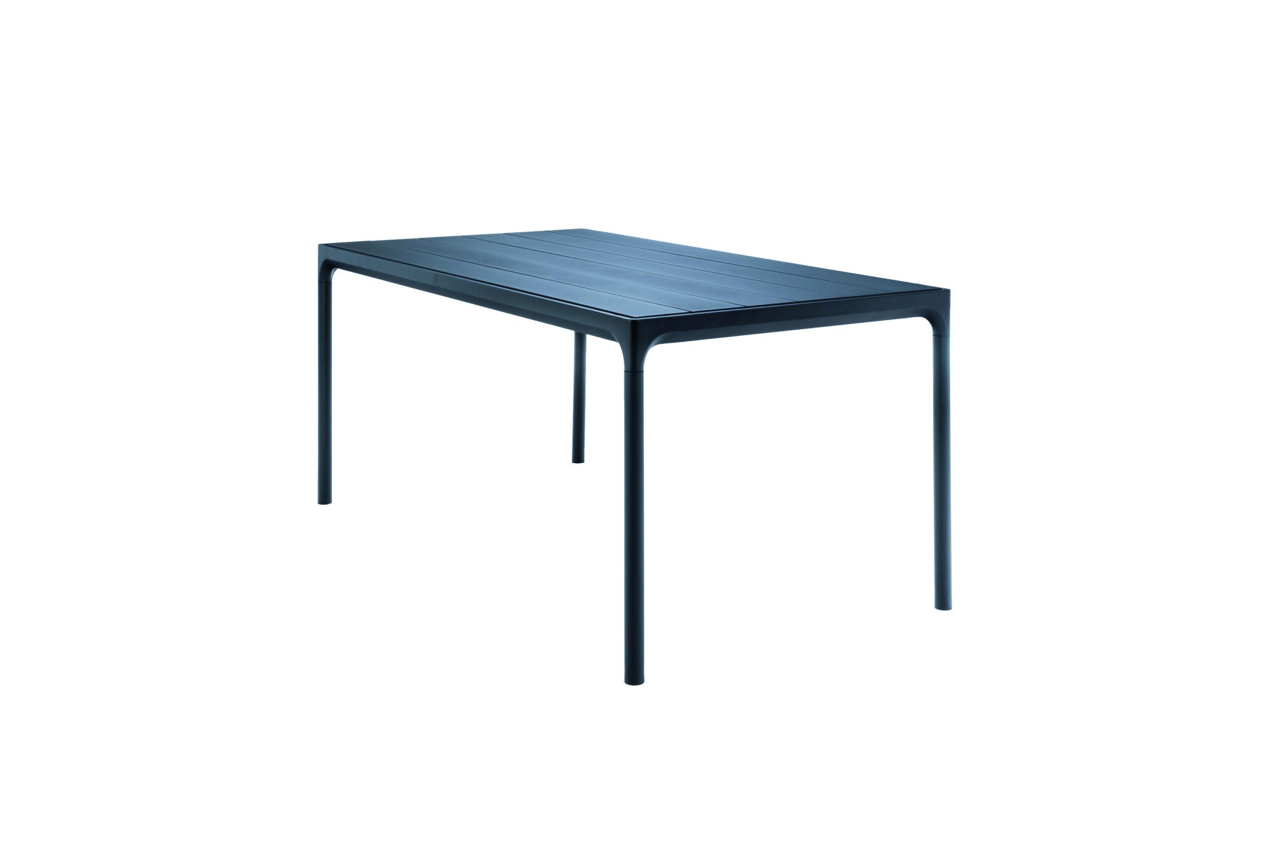 Houe - Four Rectangle Outdoor Dining Table - Black