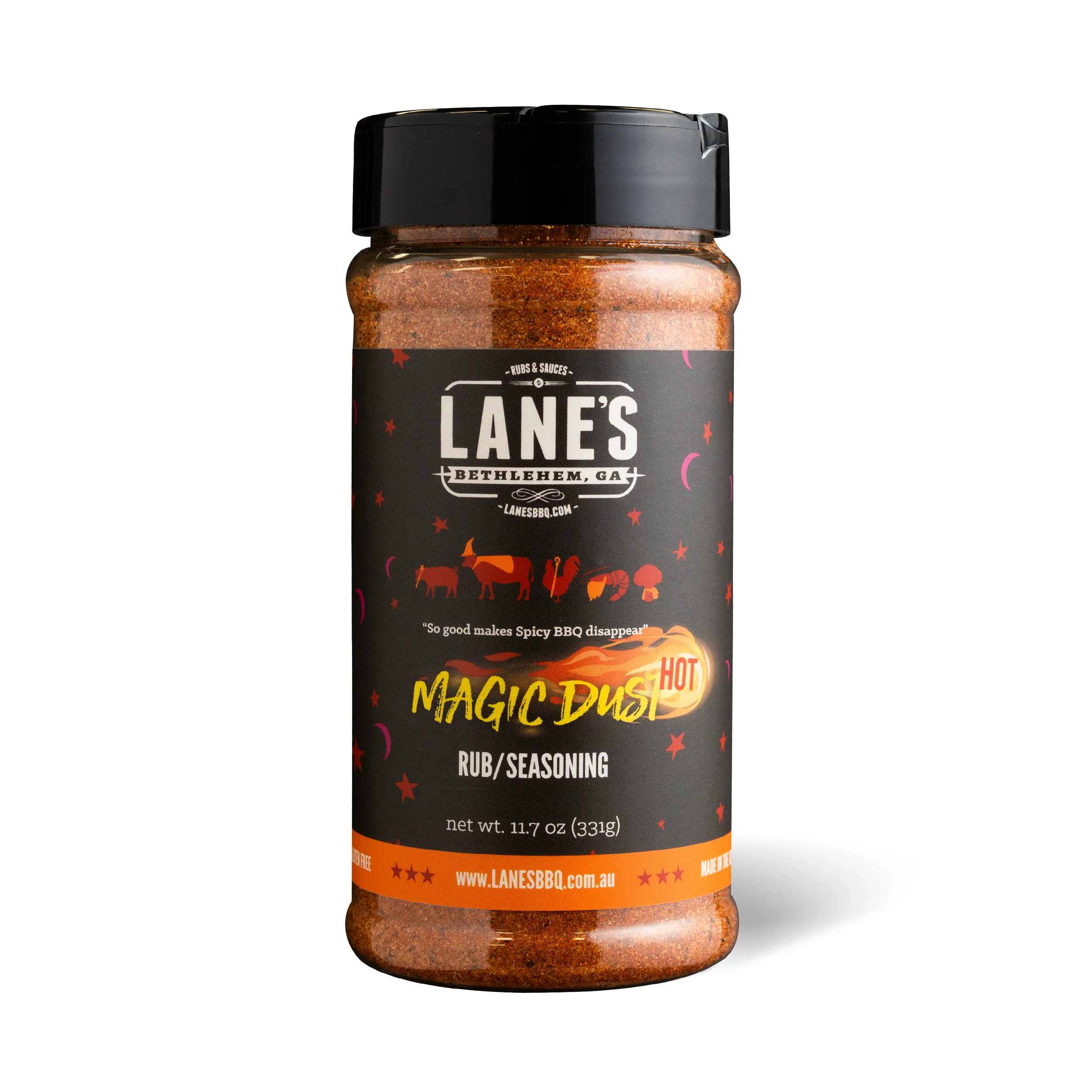 Lanes BBQ Magic Dust Hot Rub